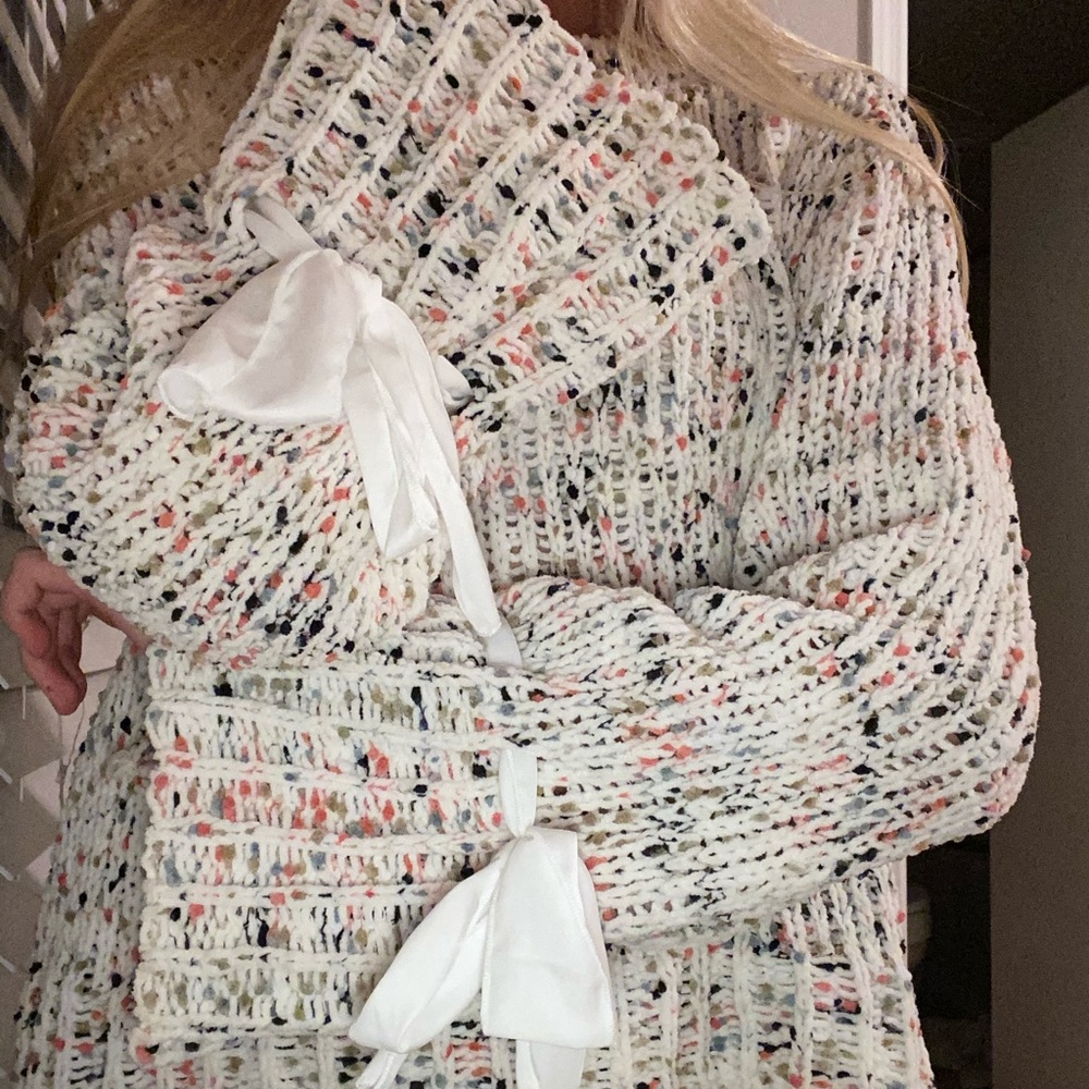 Super cute confetti sweater